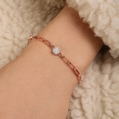 Rose Pırlanta Bileklik