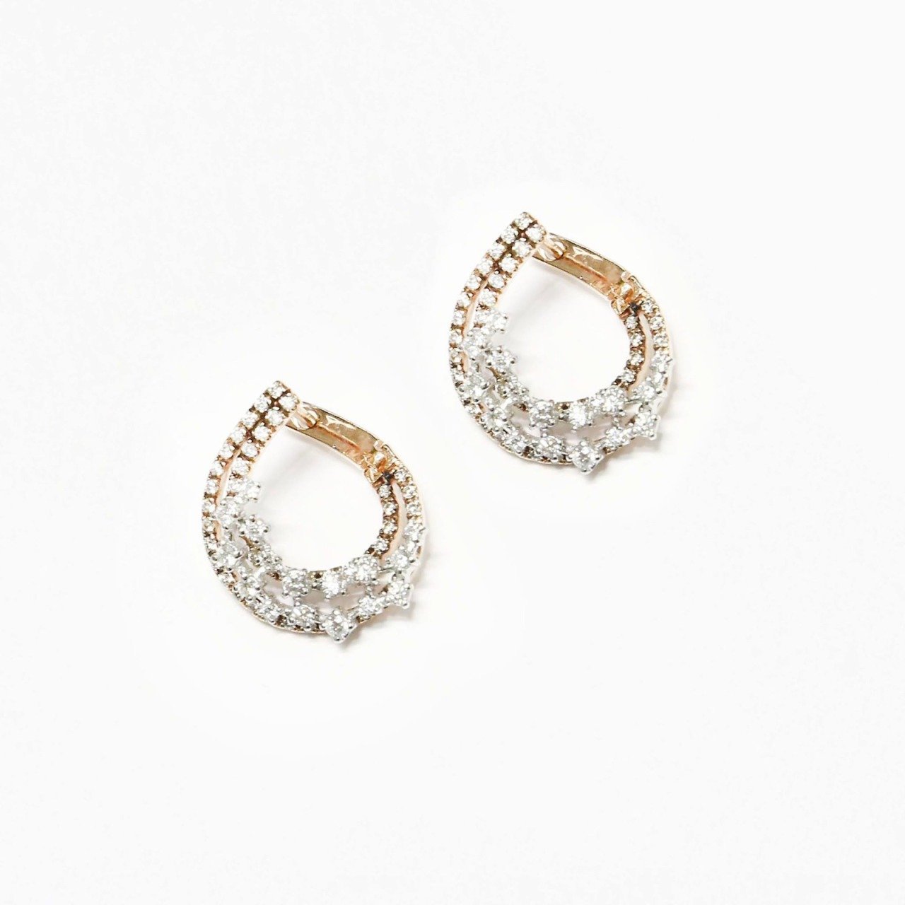 Pırlantalı Damla Küpe