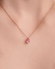 14 Ayar Pırlanta Taşlı Altın Kolye