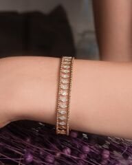 14 Ayar Altın Pırlanta Taşlı Bileklik