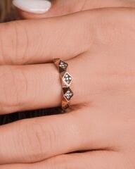 Pırlanta Taşlı 14 Ayar Altın Yüzük